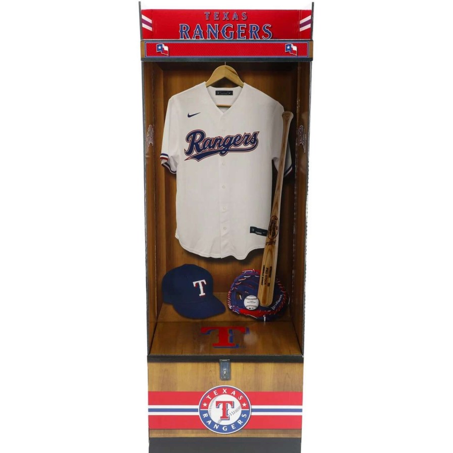 Collectibles & Memorabilia * | Texas Rangers Fanatics Authentic Corrugated Linerboard Sports Locker Lockersource