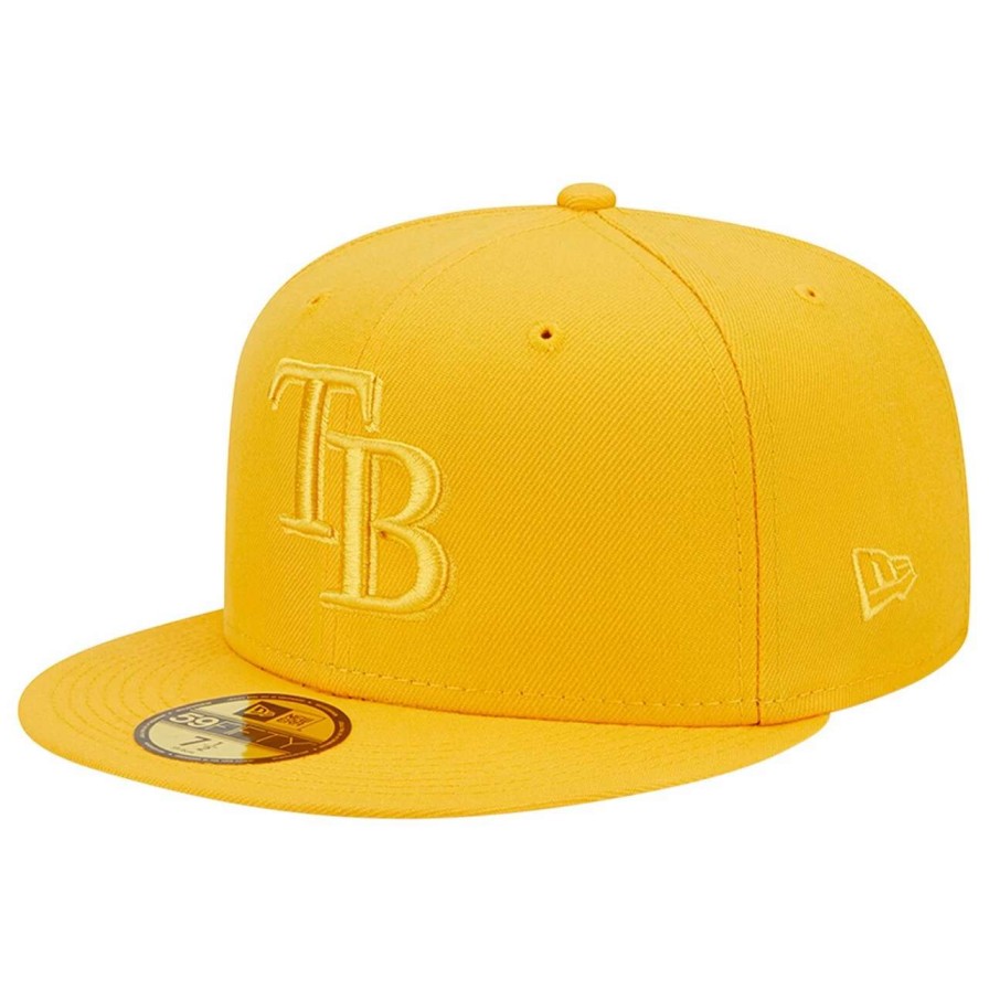 Team * | Men'S Tampa Bay Rays New Era Gold Tonal 59Fifty Fitted Hat