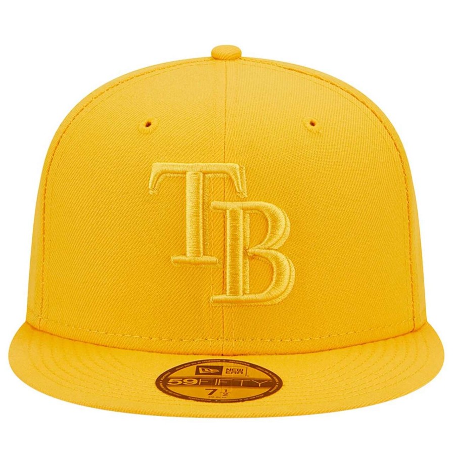 Team * | Men'S Tampa Bay Rays New Era Gold Tonal 59Fifty Fitted Hat