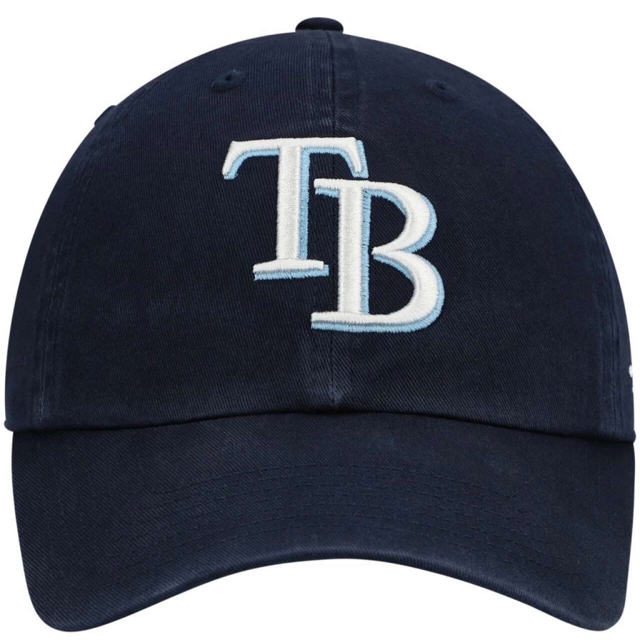 Team * | Youth Tampa Bay Rays '47 Navy Team Logo Clean Up Adjustable Hat