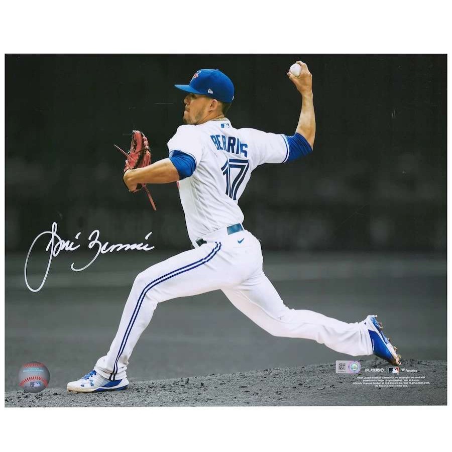 Collectibles & Memorabilia * | Autographed Toronto Blue Jays Jose Berrios Fanatics Authentic 11 X 14 Pitching Spotlight Photograph