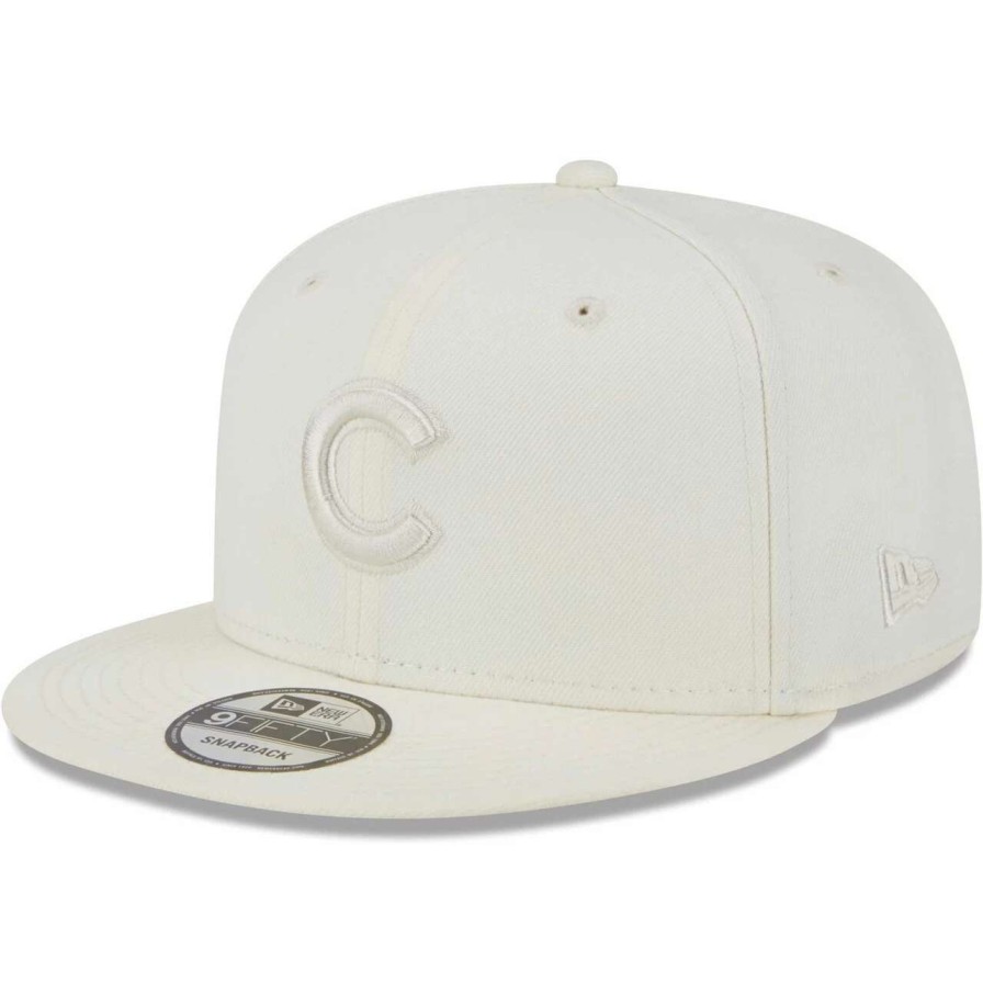 Team * | Men'S Chicago Cubs New Era Cream Spring Color Basic 9Fifty Snapback Hat