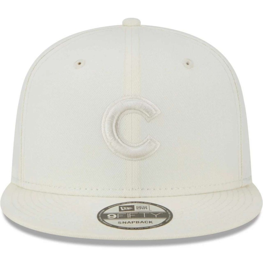 Team * | Men'S Chicago Cubs New Era Cream Spring Color Basic 9Fifty Snapback Hat