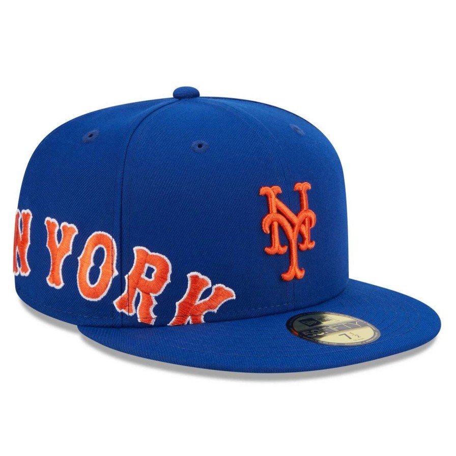 Team * | Men'S New York Mets New Era Royal Arch 59Fifty Fitted Hat