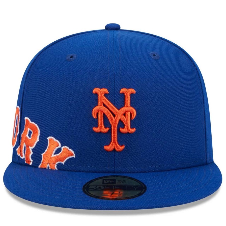 Team * | Men'S New York Mets New Era Royal Arch 59Fifty Fitted Hat