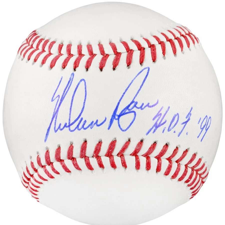 Collectibles & Memorabilia * | Autographed Texas Rangers Nolan Ryan Fanatics Authentic Baseball With "Hof 99" Inscription