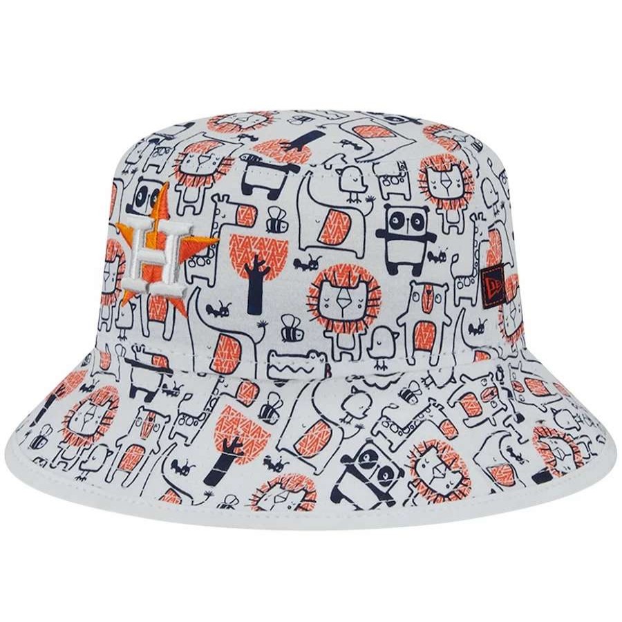 Team * | Toddler Houston Astros New Era Zoo Bucket Hat