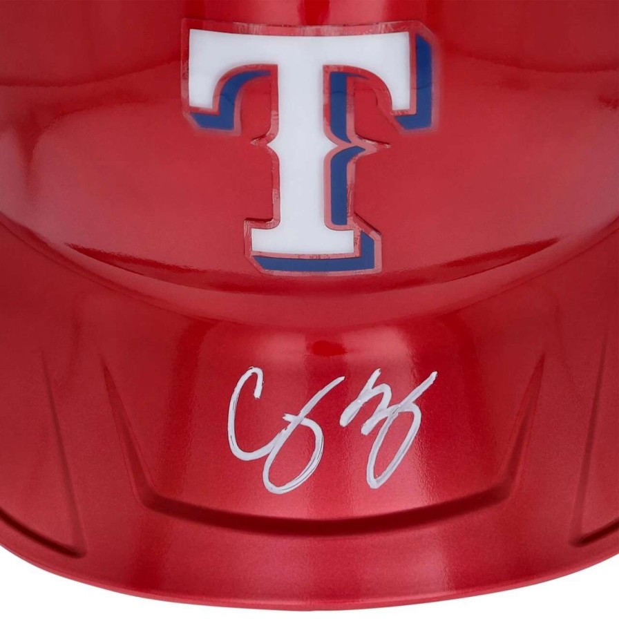 Collectibles & Memorabilia * | Corey Seager Texas Rangers Autographed Fanatics Authentic Alternate Chrome Rawlings Mach Pro Replica Batting Helmet Fanatics Exclusive