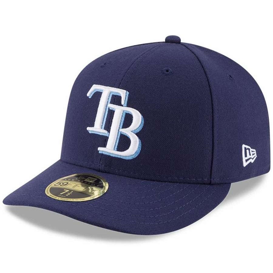 Team * | Men'S Tampa Bay Rays New Era Navy Game Authentic Collection On-Field Low Profile 59Fifty Fitted Hat