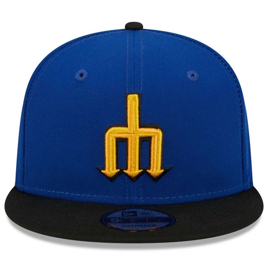 Team * | Men'S Seattle Mariners New Era Royal/Black 2023 City Connect 9Fifty Snapback Adjustable Hat