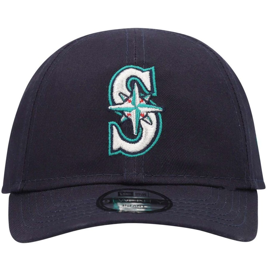 Team * | Newborn & Infant Seattle Mariners New Era Navy My First 9Twenty Stretch Fit Hat