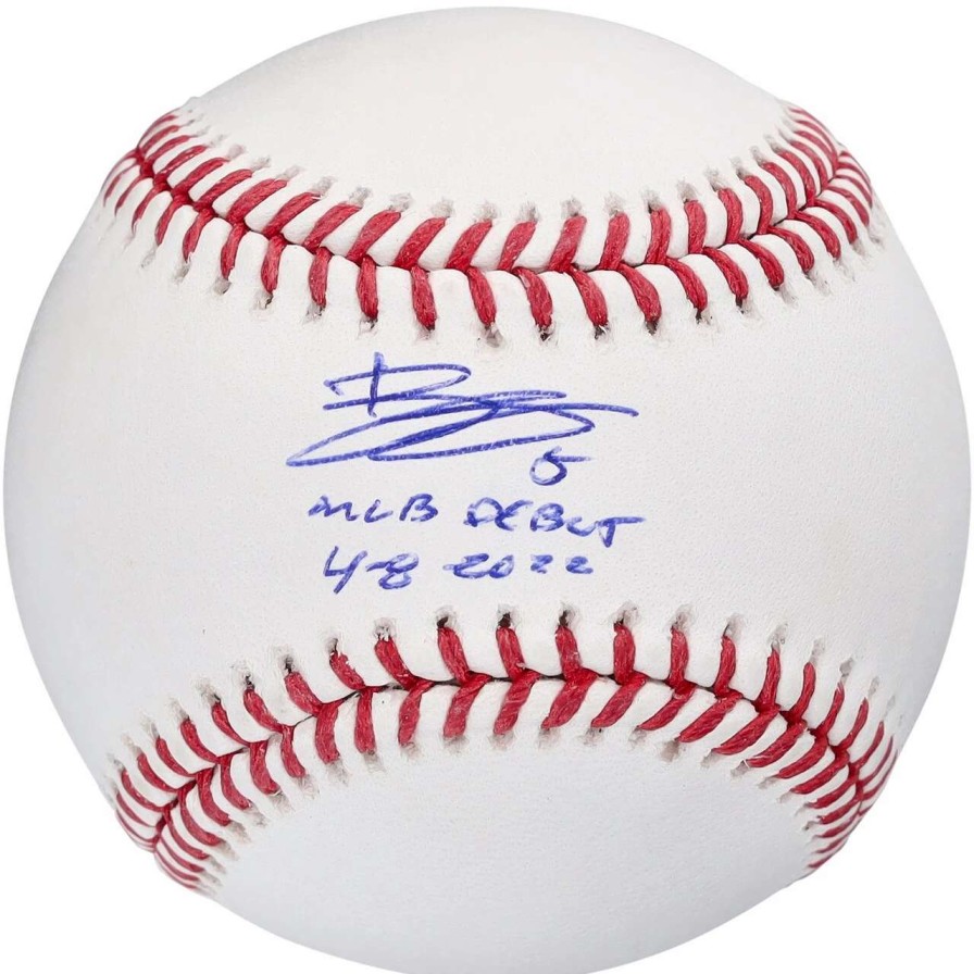 Collectibles & Memorabilia * | Bryson Stott Philadelphia Phillies Autographed Fanatics Authentic Baseball With "Mlb Debut 4-8-22" Inscription