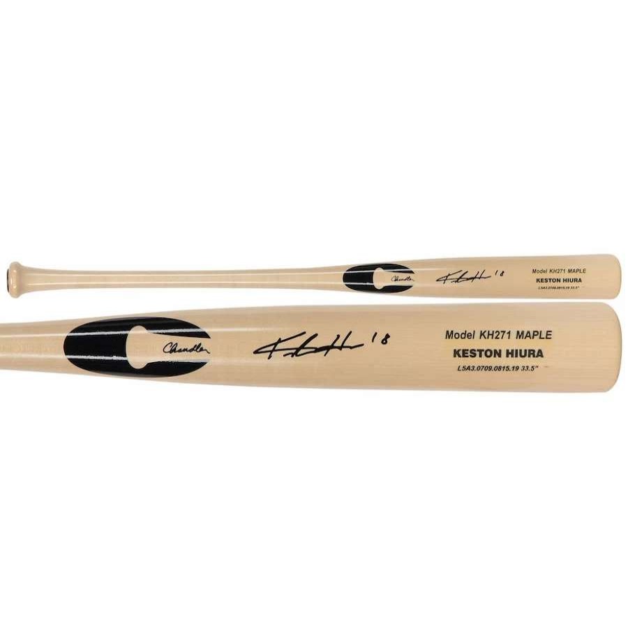 Collectibles & Memorabilia * | Autographed Milwaukee Brewers Keston Hiura Fanatics Authentic Natural Chandler Game Model Bat