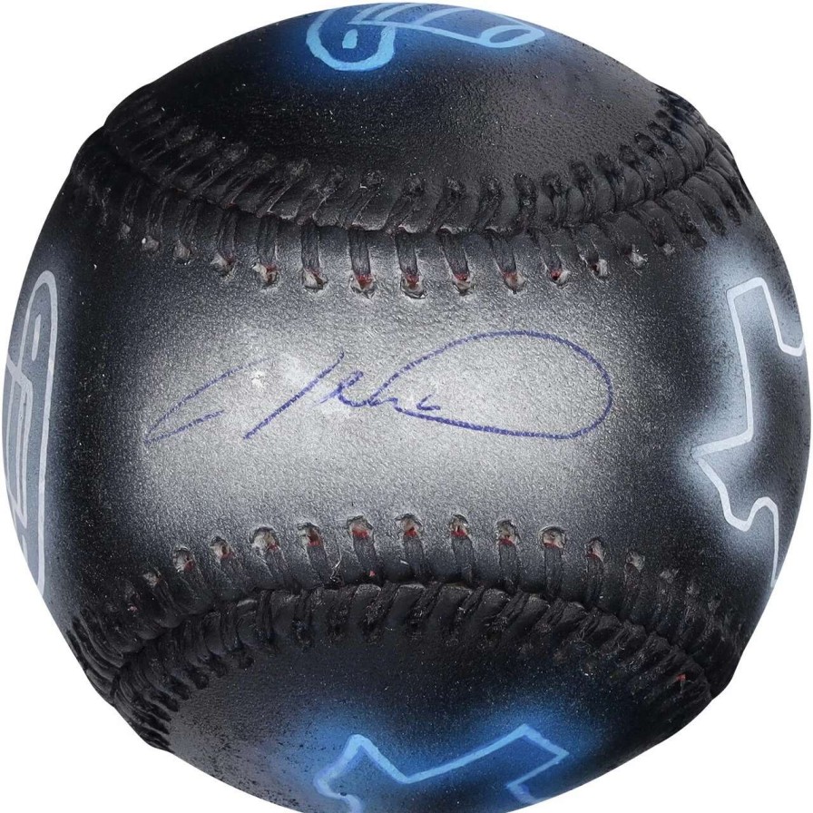 Collectibles & Memorabilia * | Jacob Degrom Texas Rangers Autographed Fanatics Authentic Baseball Hand Painted By Artist Stadium Custom Kicks Limited Edition Of 1