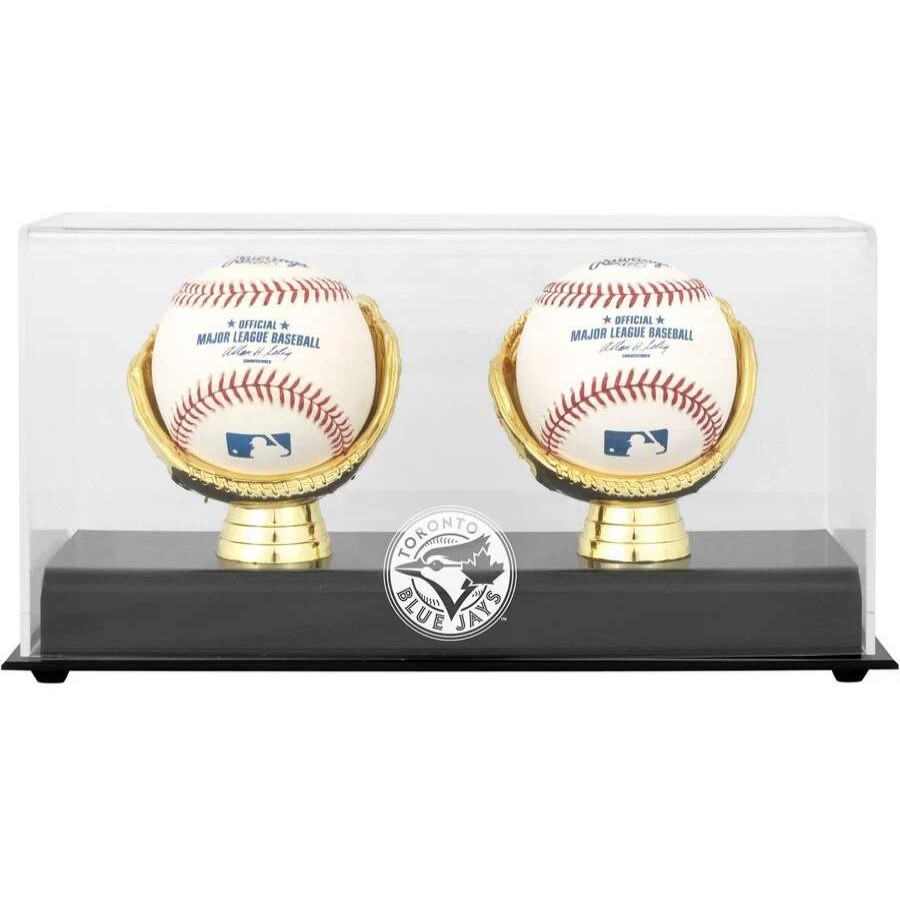 Collectibles & Memorabilia * | Toronto Blue Jays Fanatics Authentic Gold Glove Double Baseball Logo Display Case