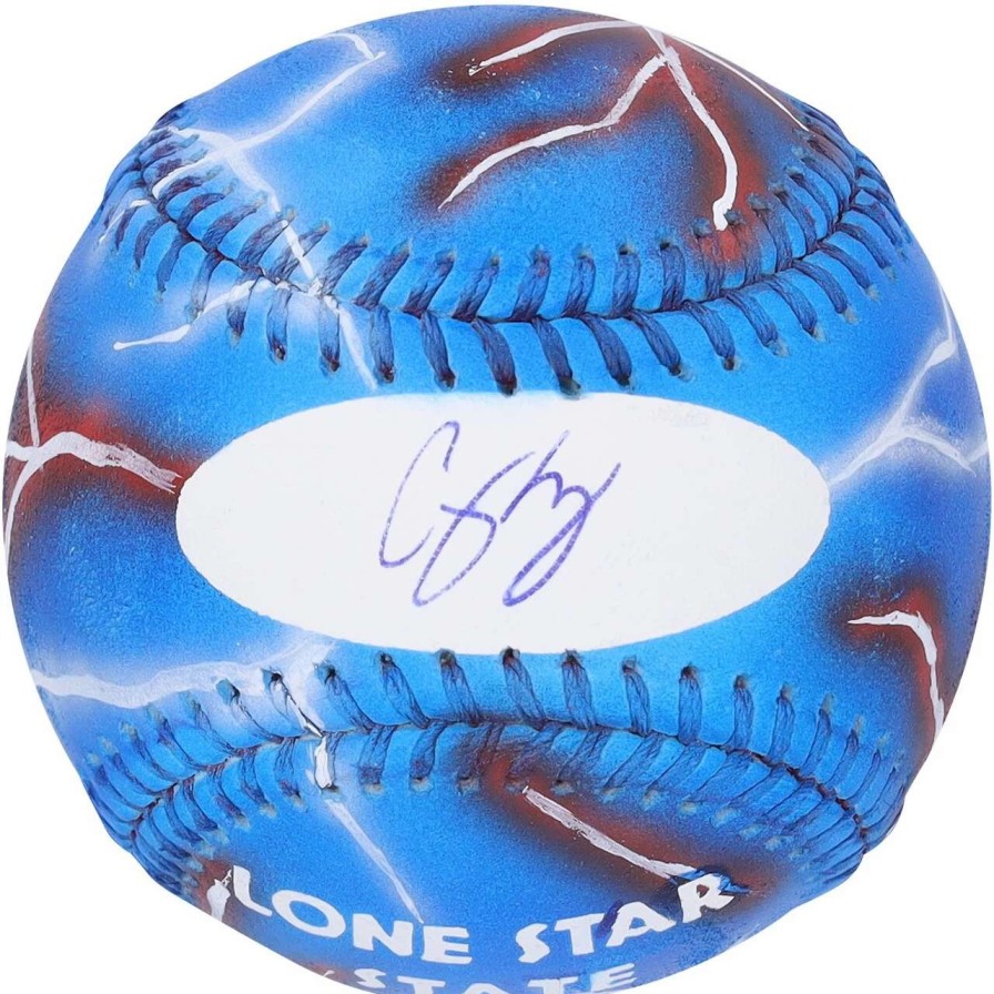 Collectibles & Memorabilia * | Corey Seager Texas Rangers Autographed Fanatics Authentic Baseball Hand Painted By Artist Stadium Custom Kicks Limited Edition 1 Of 1