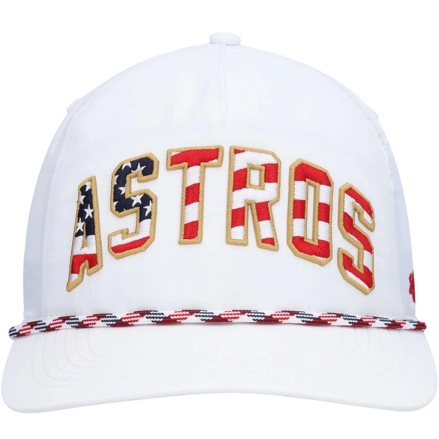 Team * | Men'S Houston Astros '47 White Flag Flutter Hitch Snapback Hat