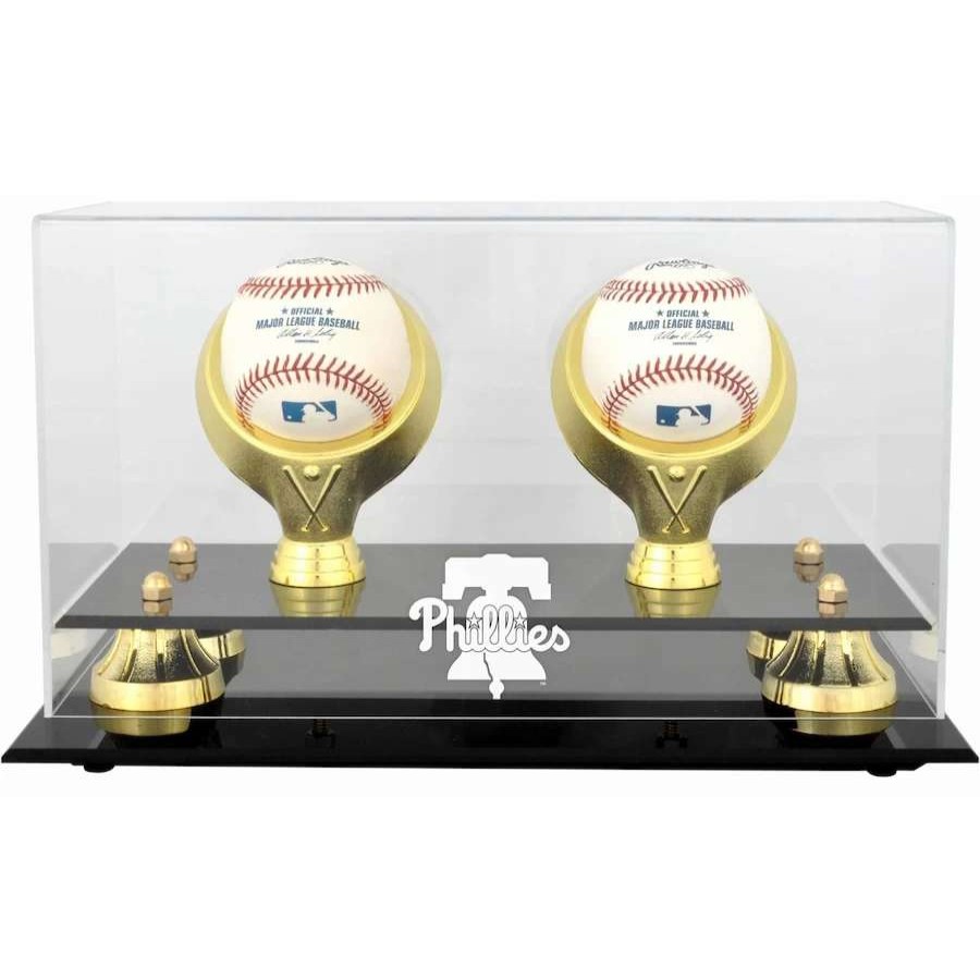 Collectibles & Memorabilia * | Philadelphia Phillies Fanatics Authentic Golden Classic Two Baseball 2019 Logo Display Case