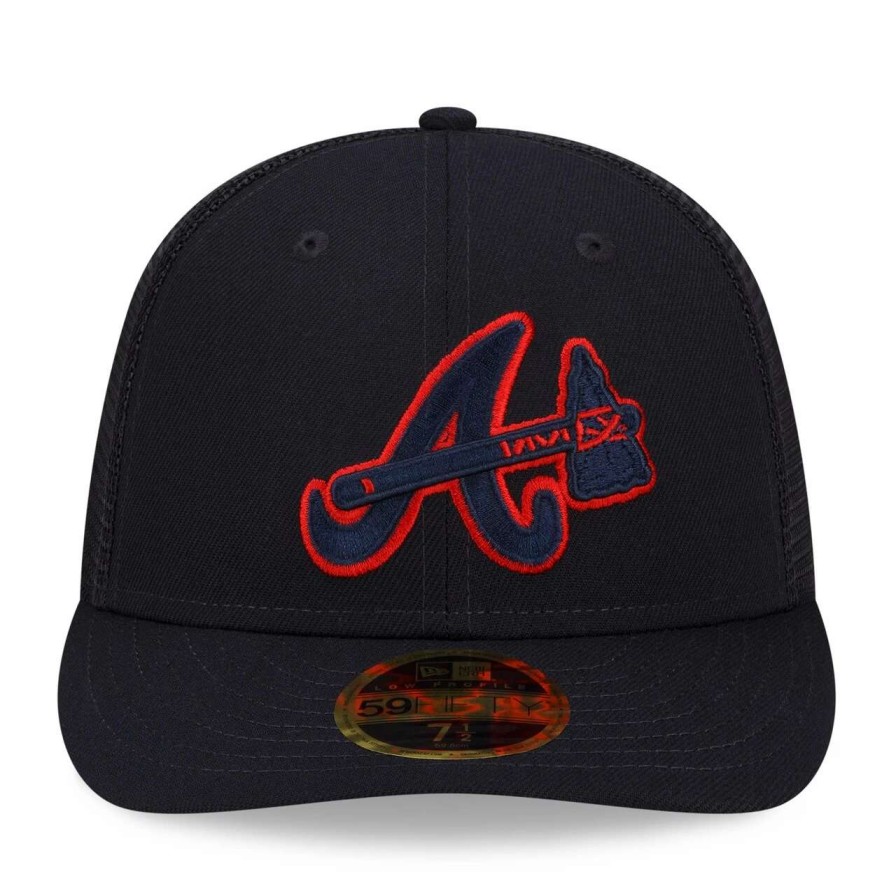 Team * | Men'S Atlanta Braves New Era Navy 2023 Spring Training Low Profile 59Fifty Fitted Hat