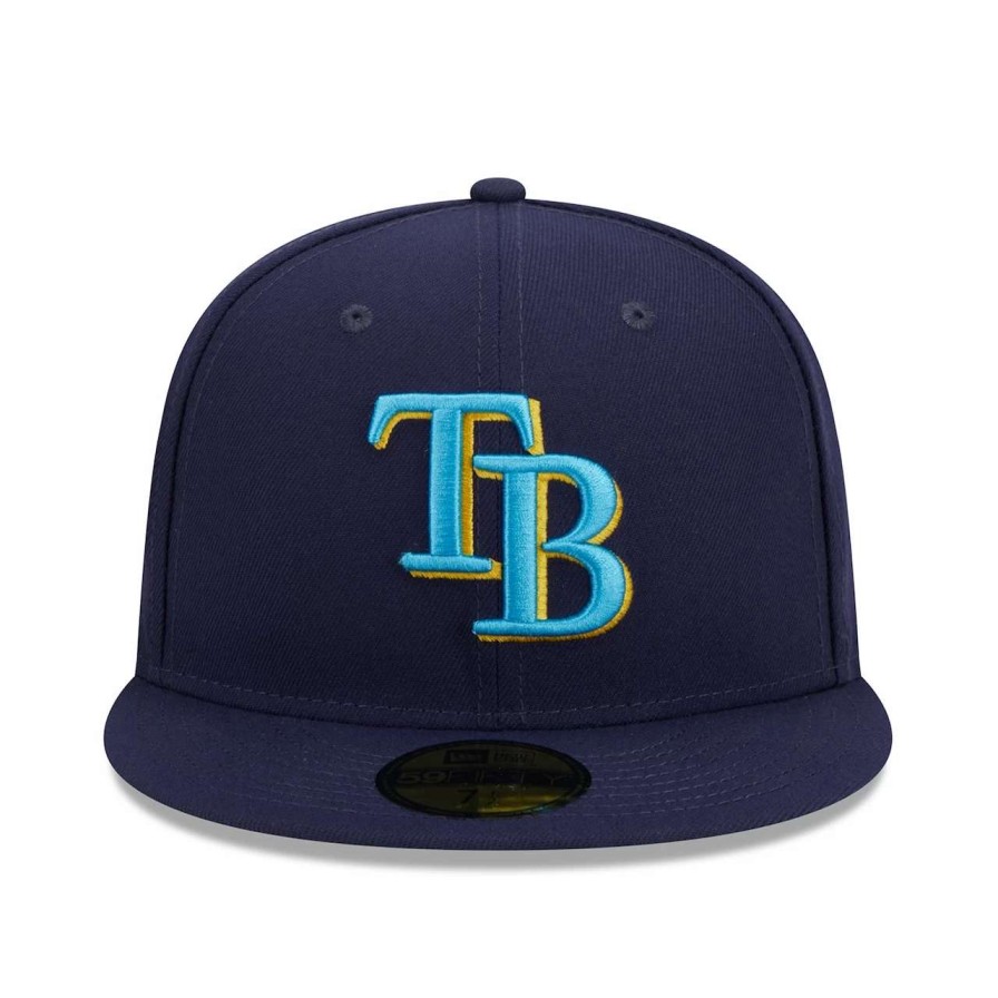 Team * | Men'S Tampa Bay Rays New Era Navy 2023 Mlb Father'S Day On-Field 59Fifty Fitted Hat