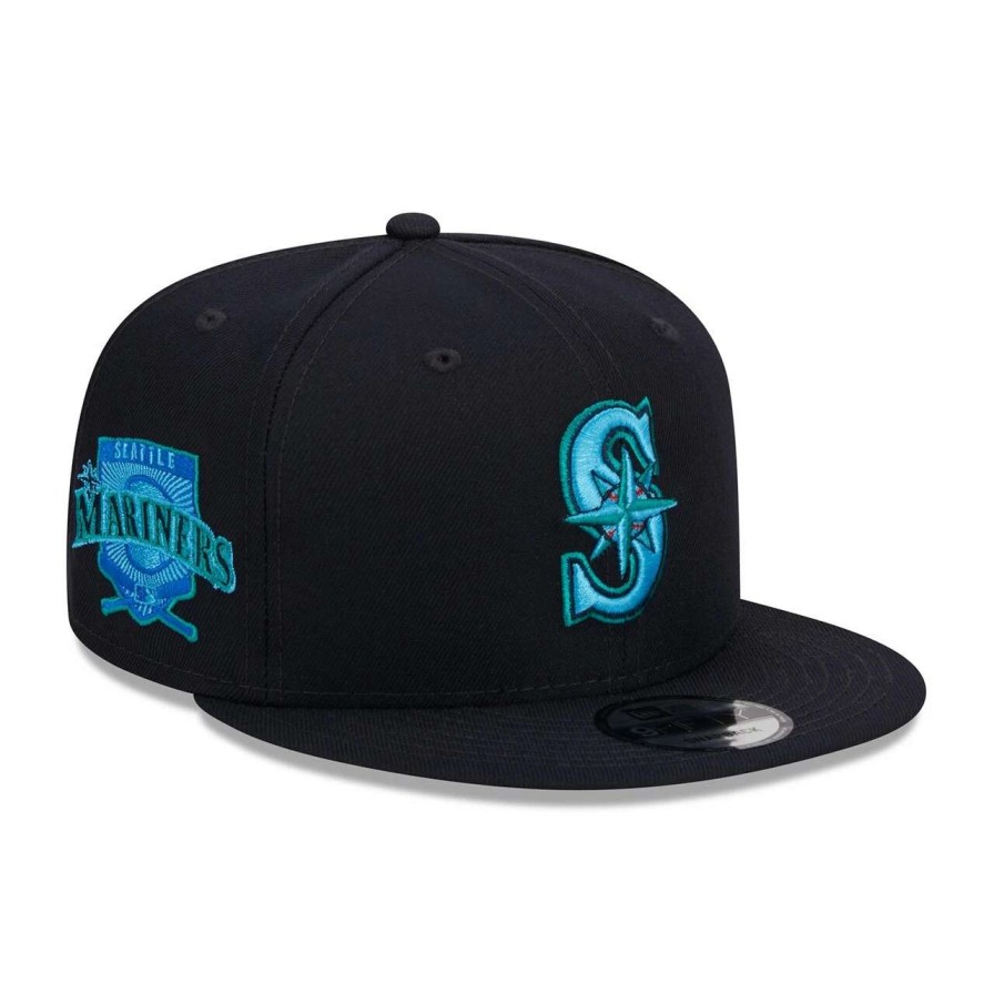 Team * | Men'S Seattle Mariners New Era Navy 2023 Mlb Father'S Day 9Fifty Snapback Hat