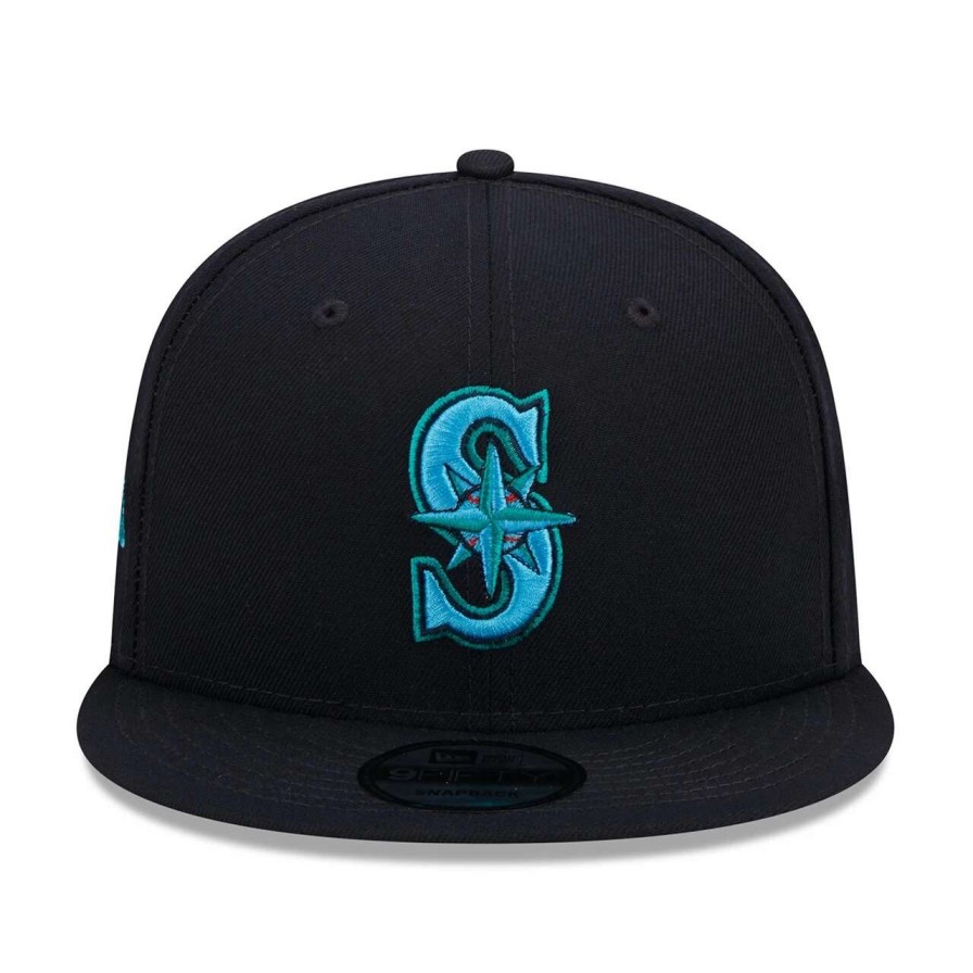 Team * | Men'S Seattle Mariners New Era Navy 2023 Mlb Father'S Day 9Fifty Snapback Hat