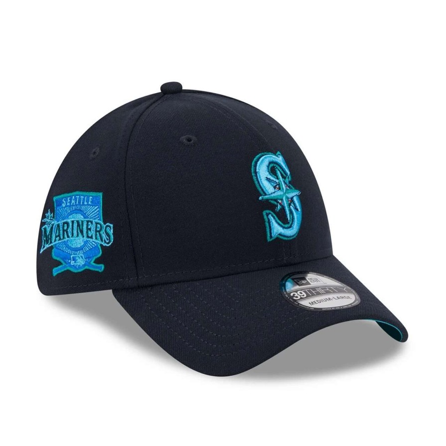 Team * | Men'S Seattle Mariners New Era Navy 2023 Mlb Father'S Day 39Thirty Flex Hat