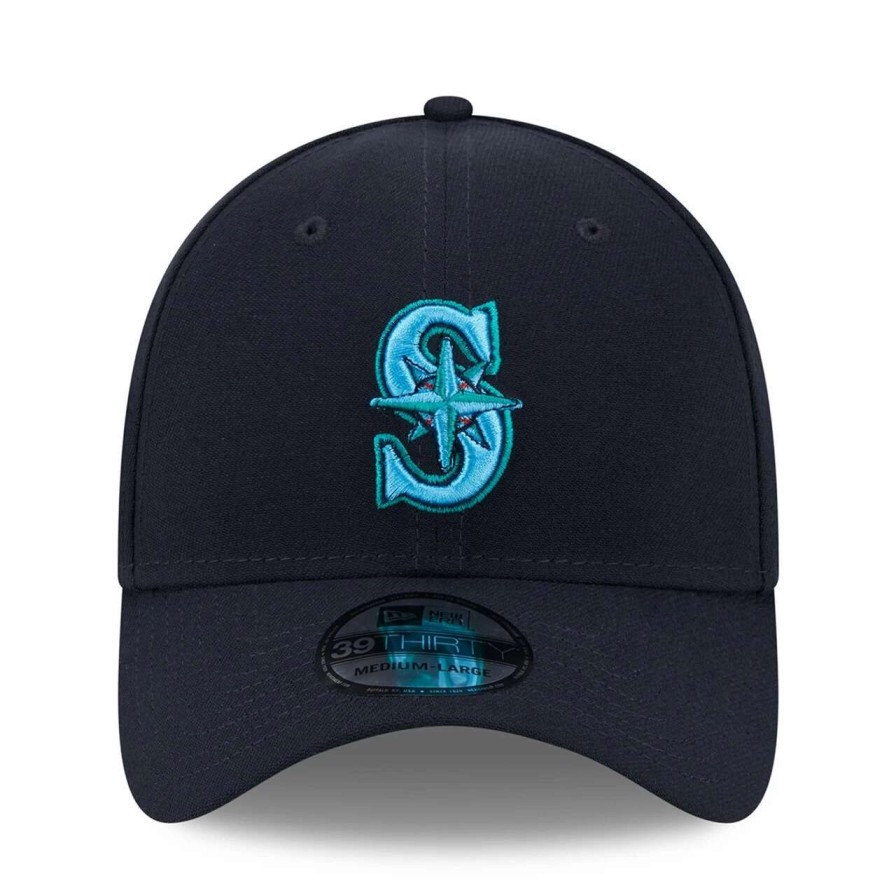 Team * | Men'S Seattle Mariners New Era Navy 2023 Mlb Father'S Day 39Thirty Flex Hat