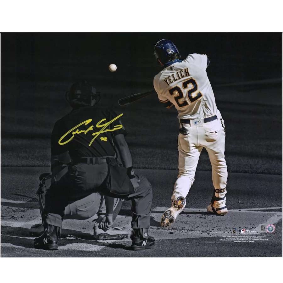 Collectibles & Memorabilia * | Autographed Milwaukee Brewers Christian Yelich Fanatics Authentic 11 X 14 Spotlight Photograph