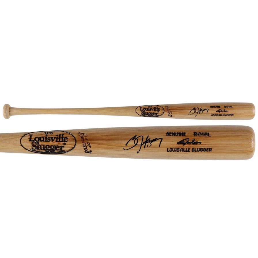 Collectibles & Memorabilia * | Autographed Kansas City Royals Bo Jackson Fanatics Authentic Blonde Louisville Slugger Bat