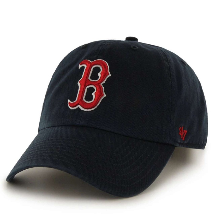 Team * | Women'S Boston Red Sox '47 Navy Team Clean Up Adjustable Hat