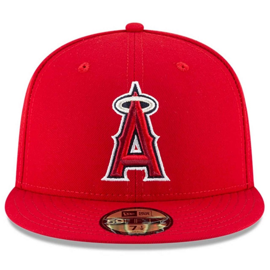 Team * | Men'S Los Angeles Angels New Era Red 2023 Jackie Robinson Day 59Fifty Fitted Hat