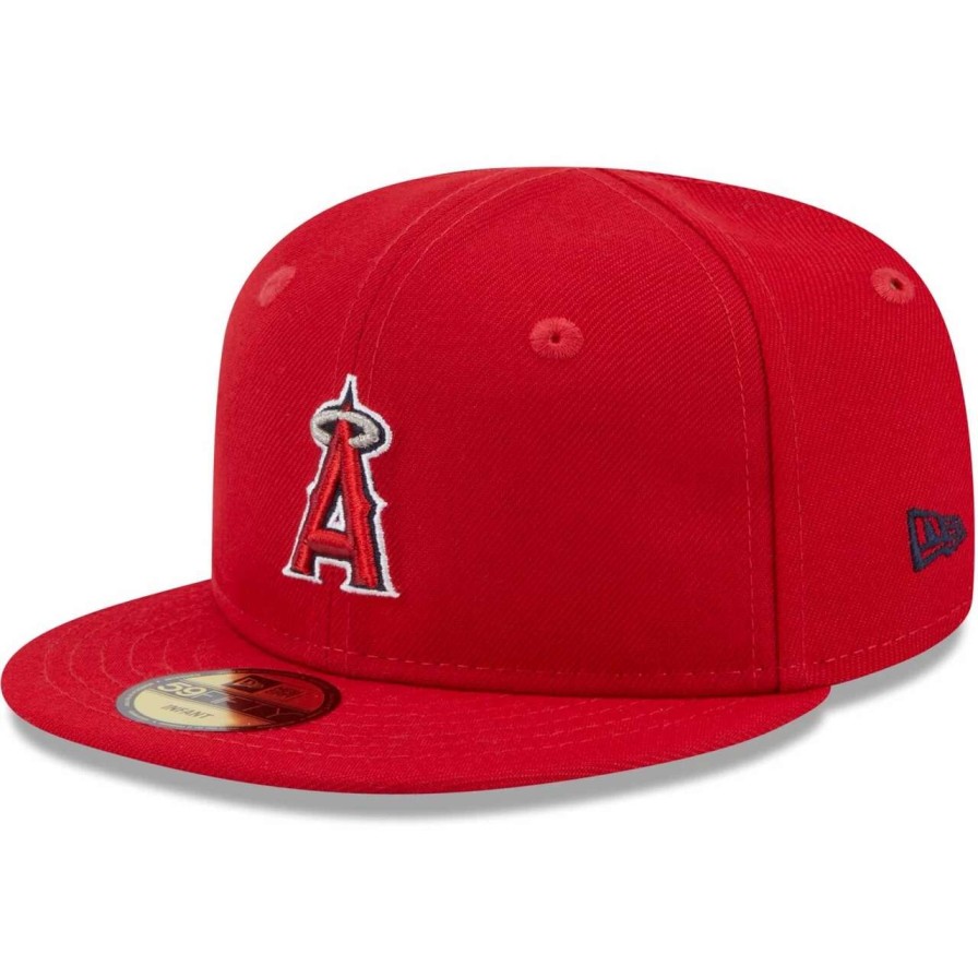 Team * | Infant Los Angeles Angels New Era Red My First 59Fifty Fitted Hat