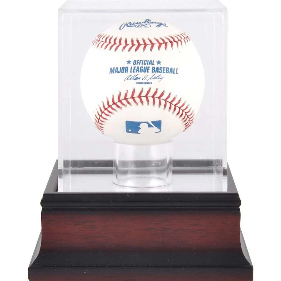 Collectibles & Memorabilia * | Fanatics Authentic Antique Mahogany Baseball Display Case