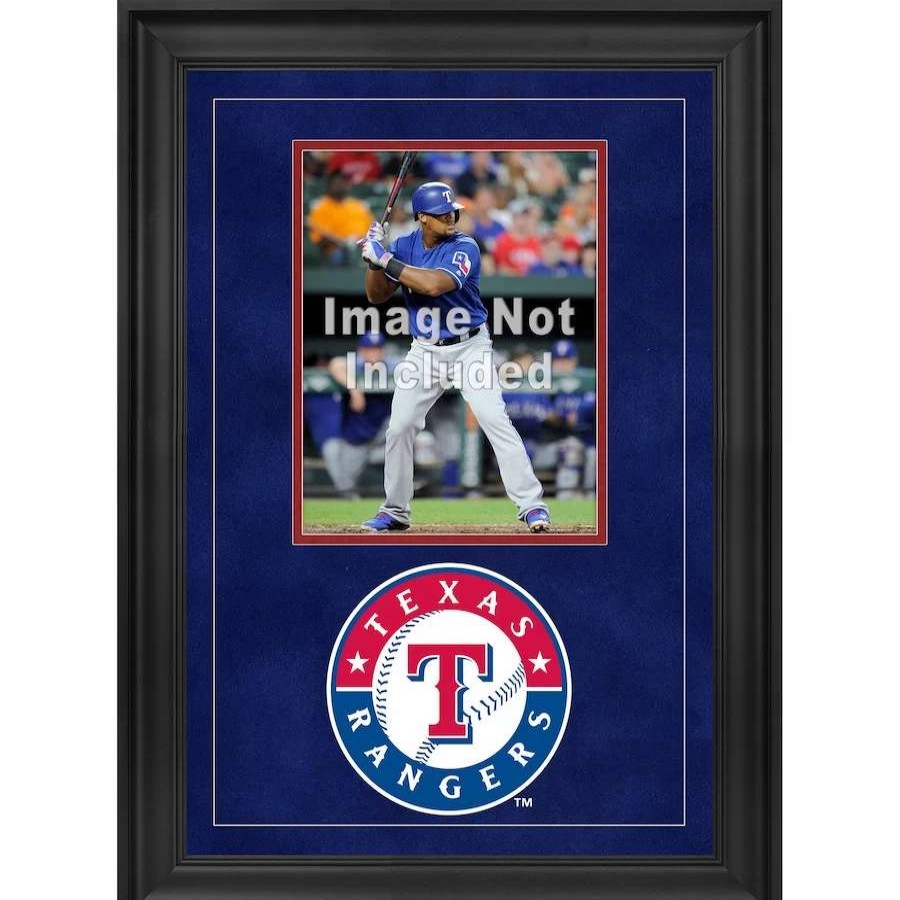 Collectibles & Memorabilia * | Texas Rangers Fanatics Authentic Deluxe Framed 8 X 10 Vertical Photograph Frame With Team Logo