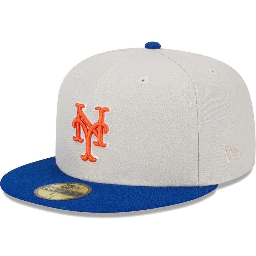 Team * | Men'S New York Mets New Era Gray/Royal World Class Back Patch 59Fifty Fitted Hat