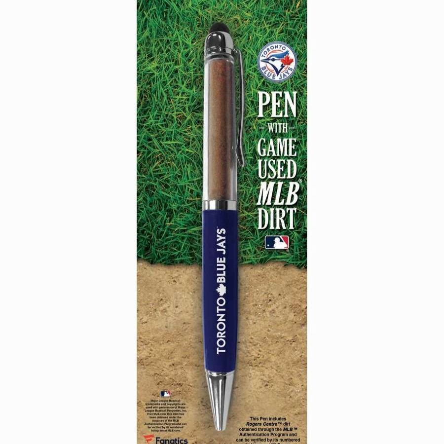 Collectibles & Memorabilia * | Toronto Blue Jays Fanatics Authentic Executive Pen With Game-Used Dirt