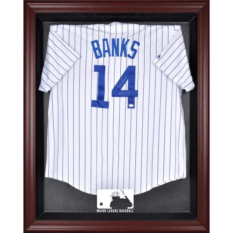 Collectibles & Memorabilia * | Fanatics Authentic Mlb Mahogany Framed Logo Jersey Display Case