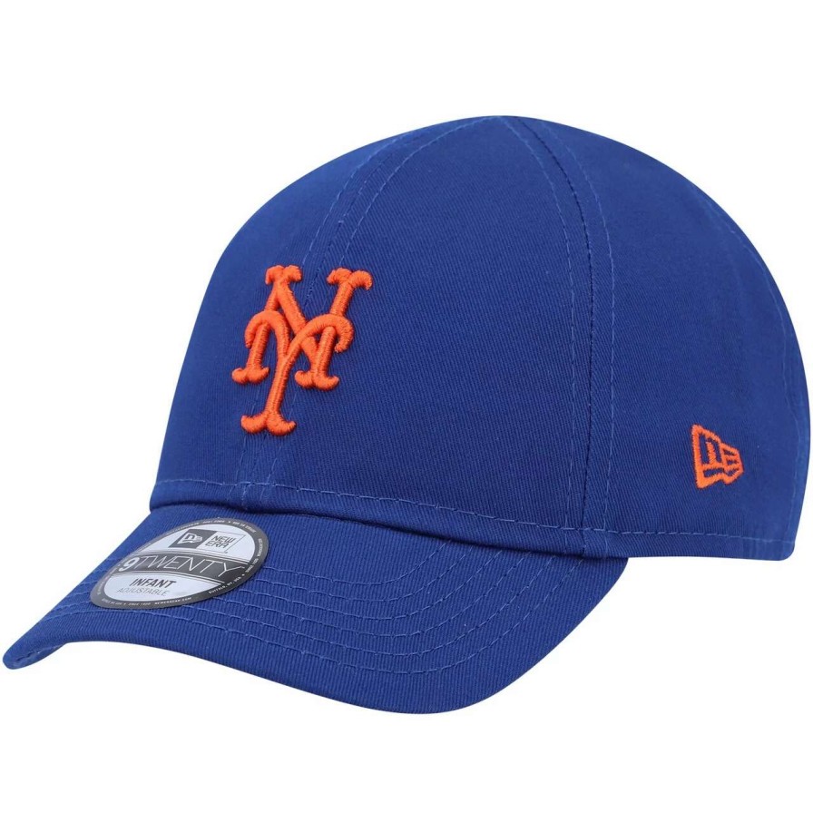 Team * | Newborn & Infant New York Mets New Era Royal My First 9Twenty Stretch Fit Hat