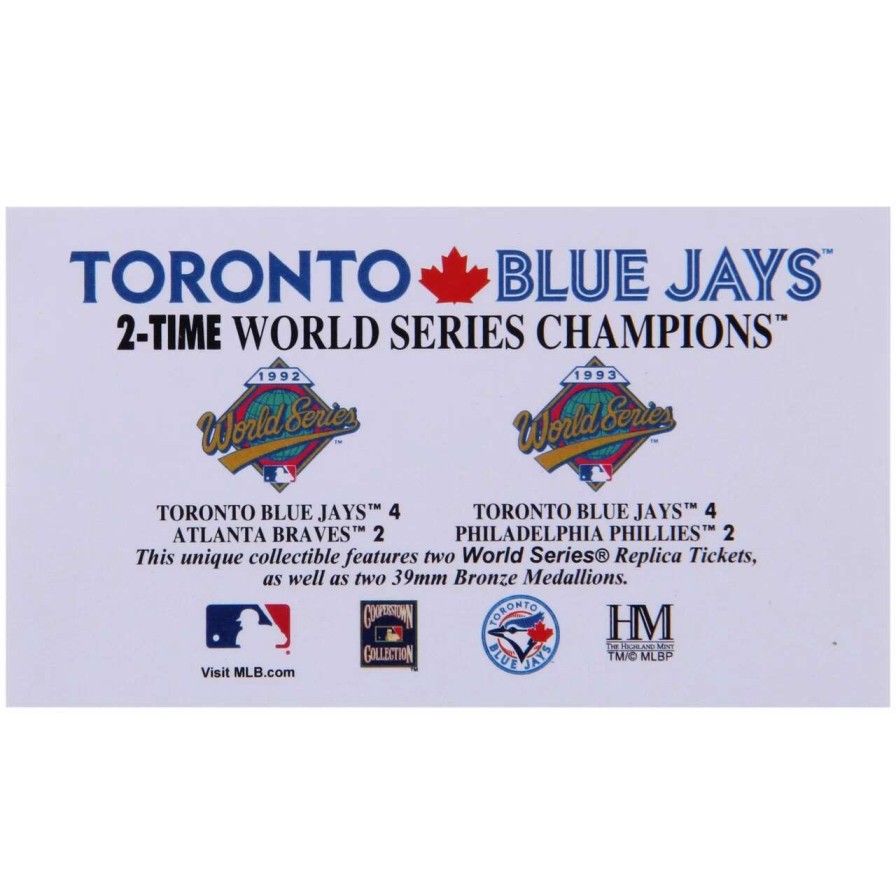 Collectibles & Memorabilia * | Toronto Blue Jays Highland Mint 13 X 13 World Series Ticket Collection