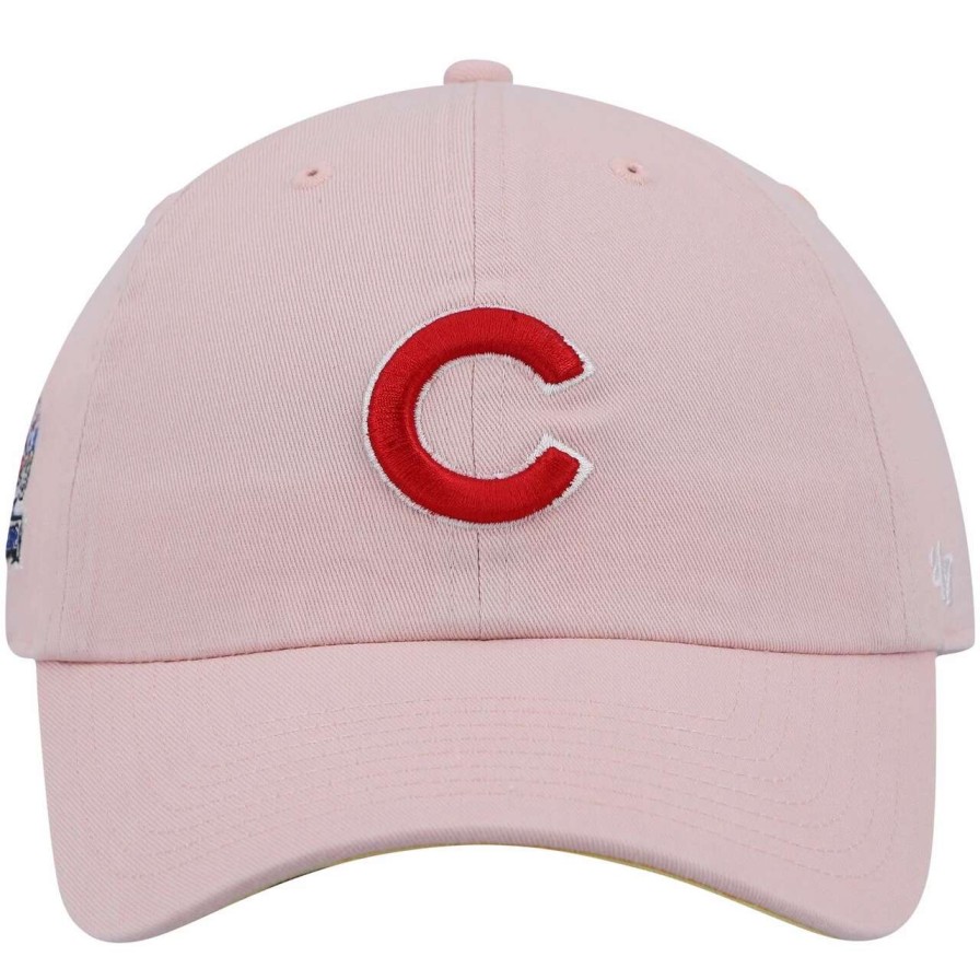 Team * | Men'S Chicago Cubs '47 Pink 1990 Mlb All-Star Game Double Under Clean Up Adjustable Hat