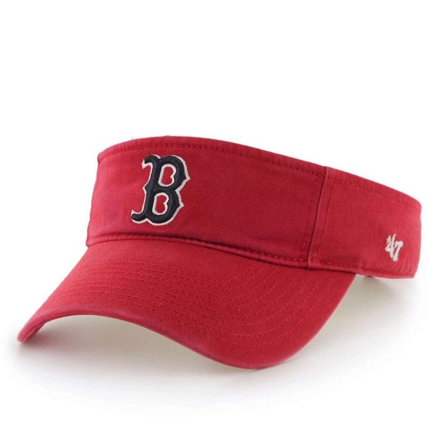 Team * | Men'S Boston Red Sox '47 Red Adjustable Visor