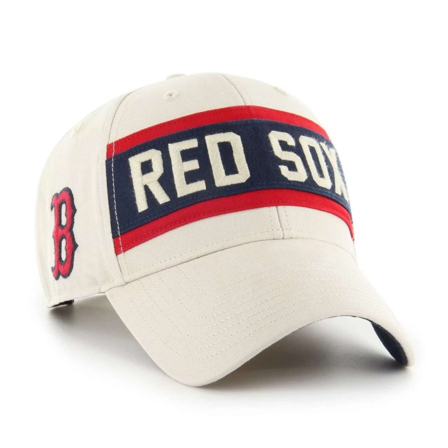 Team * | Boston Red Sox '47 Primary Team Logo Legacy Crossroad Mvp Adjustable Hat Cream