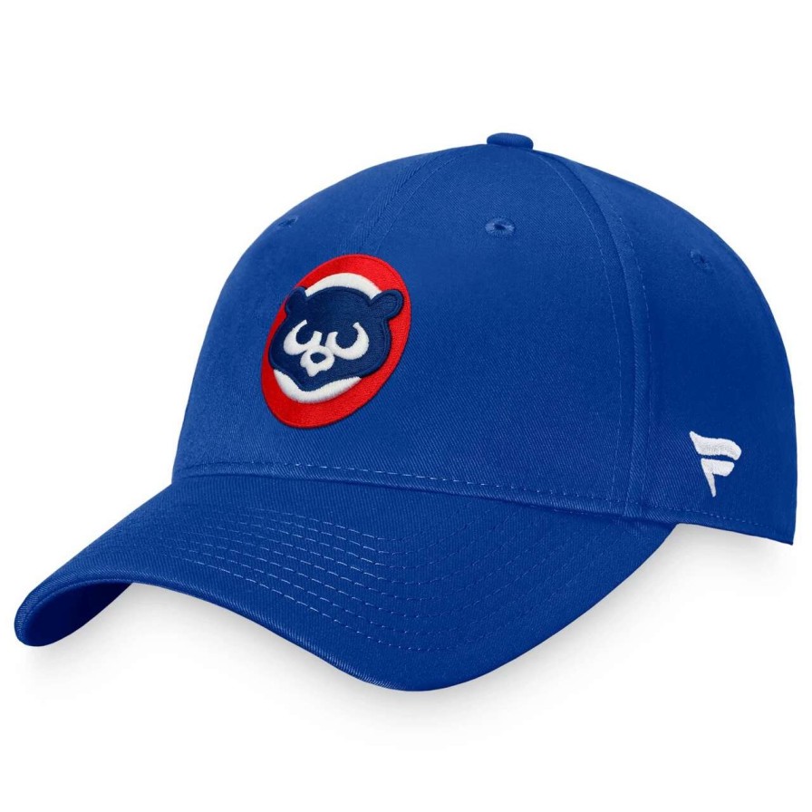 Team * | Men'S Chicago Cubs Fanatics Branded Royal Cooperstown Collection Core Adjustable Hat