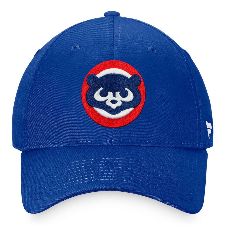 Team * | Men'S Chicago Cubs Fanatics Branded Royal Cooperstown Collection Core Adjustable Hat