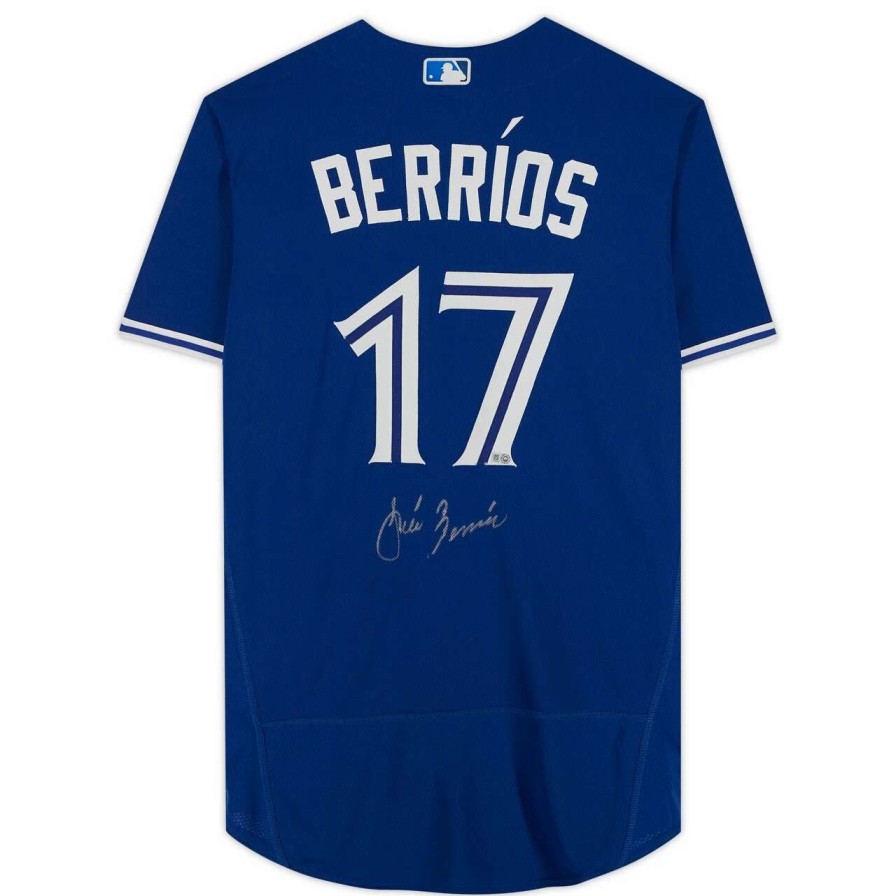 Collectibles & Memorabilia * | Autographed Toronto Blue Jays Jose Berrios Fanatics Authentic Royal Nike Authentic Jersey