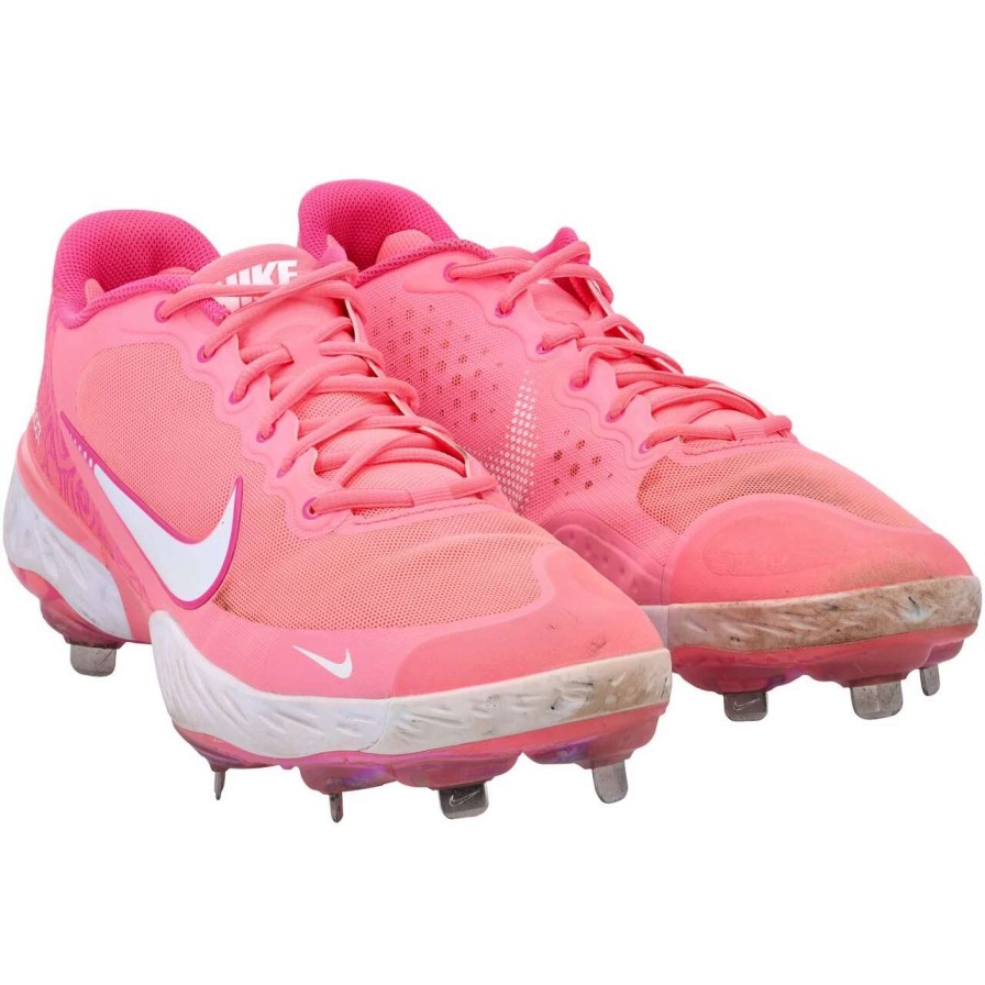 Collectibles & Memorabilia * | J.T. Realmuto Philadelphia Phillies Fanatics Authentic Game-Used Pink Nike Cleats Vs. New York Mets On May 8, 2022 Game 2