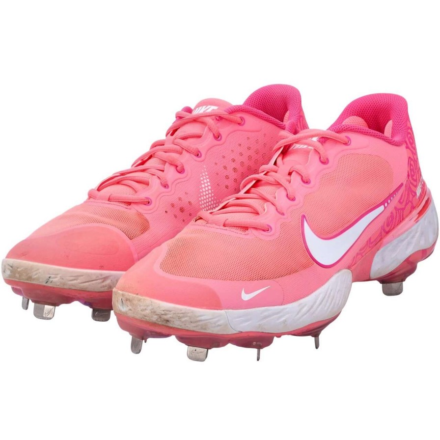 Collectibles & Memorabilia * | J.T. Realmuto Philadelphia Phillies Fanatics Authentic Game-Used Pink Nike Cleats Vs. New York Mets On May 8, 2022 Game 2