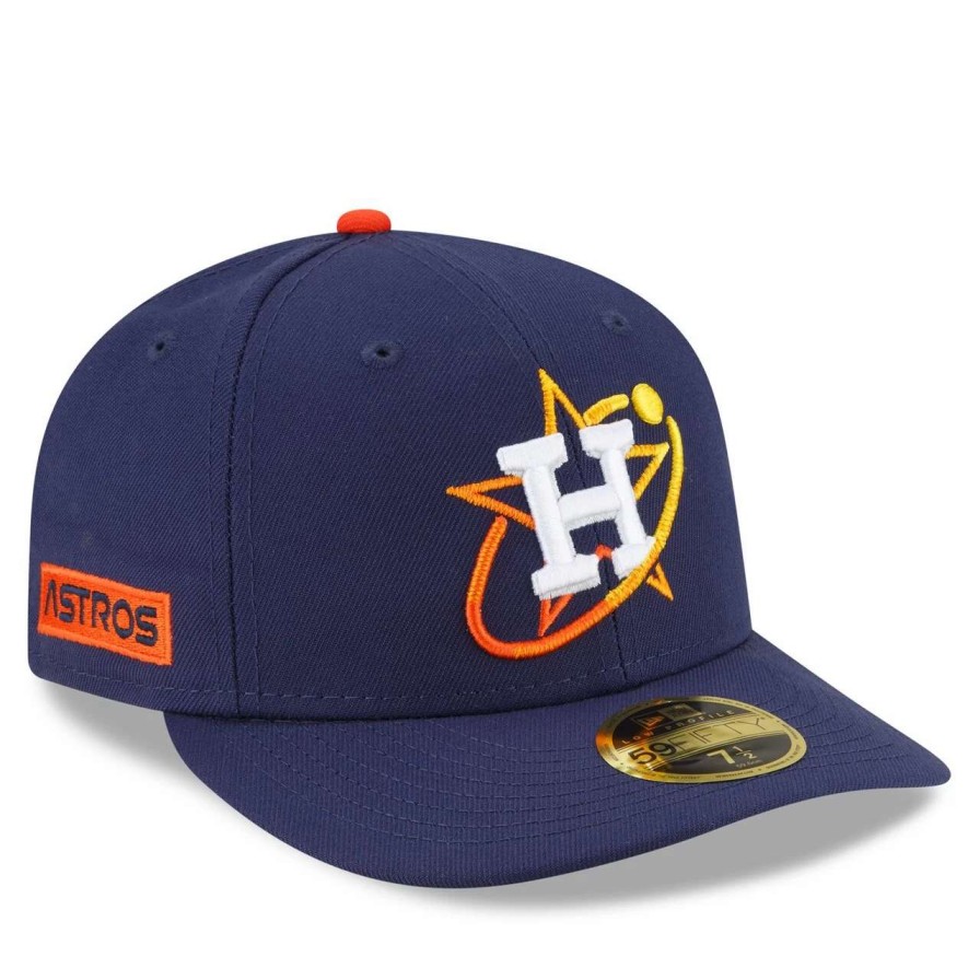 Team * | Men'S Houston Astros New Era Navy 2022 City Connect Low Profile 59Fifty Fitted Hat